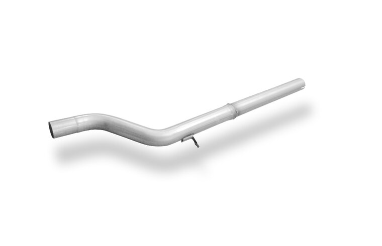 Fox Sportuitlaat Vervangingspijp voor de voordemper van de Renault Clio III Sport &Oslash;63,5 mm