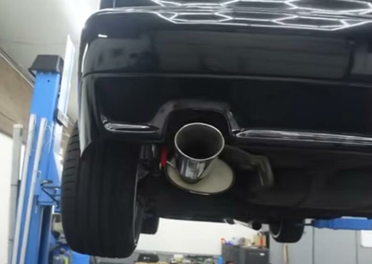 Fox Sportuitlaat VW Corrado G60 achterdemper &Oslash;63,5 - 106x71 type 45 (ovaal en dubbelwandig)