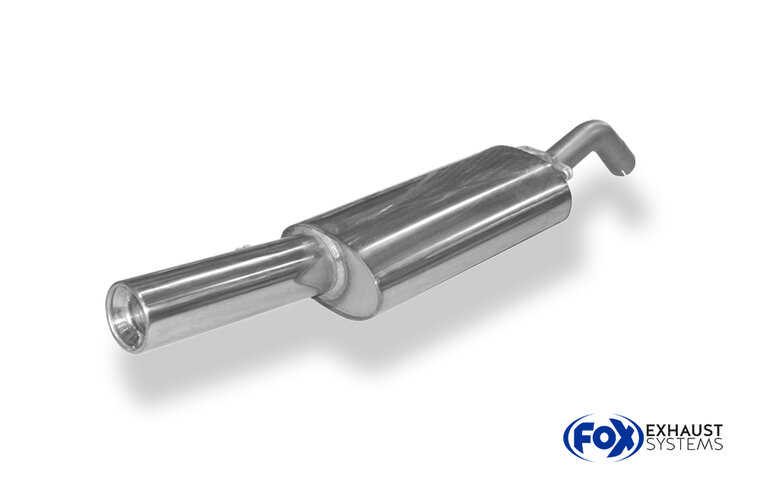 Fox Sportuitlaat VW Corrado G60 achterdemper &Oslash;55mm - 1x90 Type 13