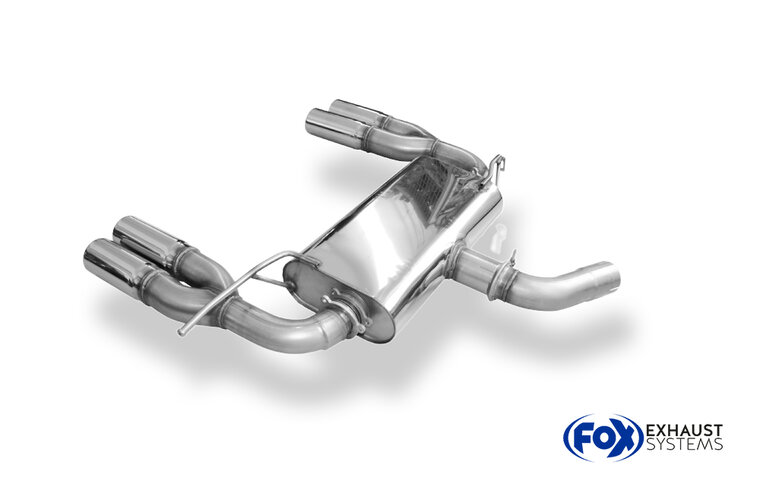 Fox Sportuitlaat VW EOS - 1F Achterdemper - 2x76 Type 13 rechts/links