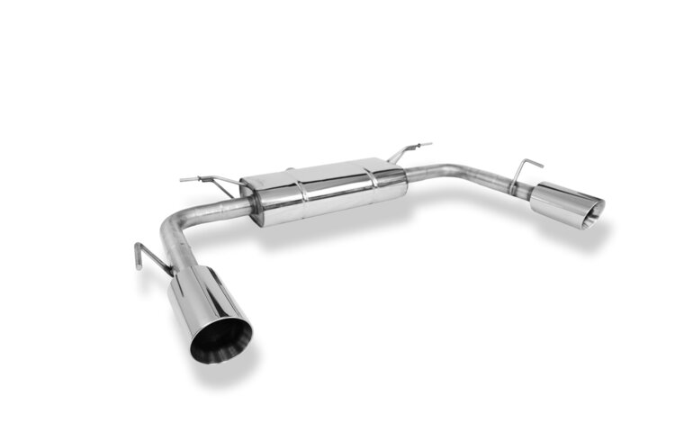 Fox Sportuitlaat Achterdemper voor Ford Focus IV Turnpike/Estate ST-look, rechter/linker uitlaat - 1x100 Type 25 rechts/links voor originele ST-bumper