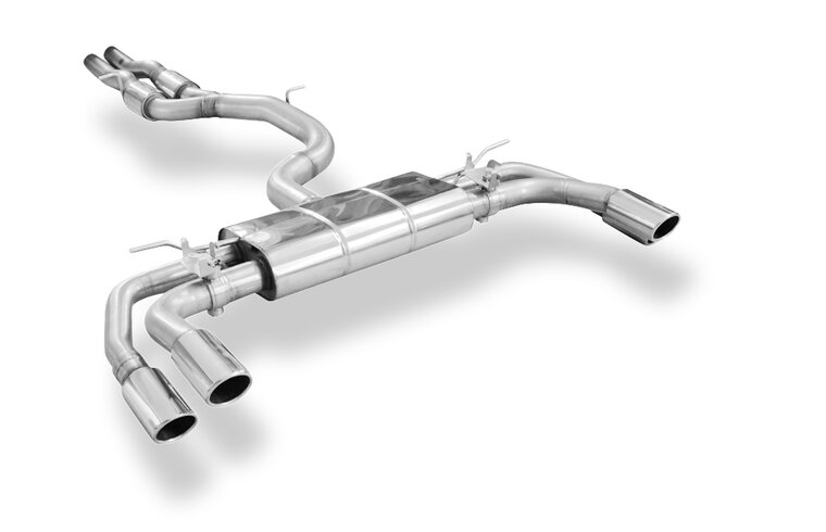 Fox Sportuitlaat CUPRA Formentor 4x4 - VZ5 achterdemper met 2 uitlaatkleppen - 2x88x74 type 32 rechts/links en voordemper