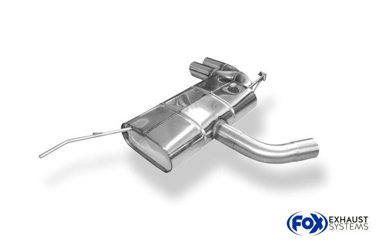 Fox Sportuitlaat VW Golf V GTI/GTD Achterdemper - 2x76 Type 25