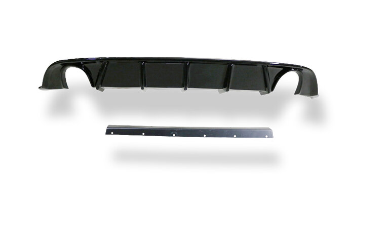 Fox Sportuitlaat VW Golf VII Facelift starre achteras - carbonfiber inzetstuk voor uitlaatdemper rechts/links - 1x114 Type 25 rechts/links incl. achterste inzetstuk carbonlook