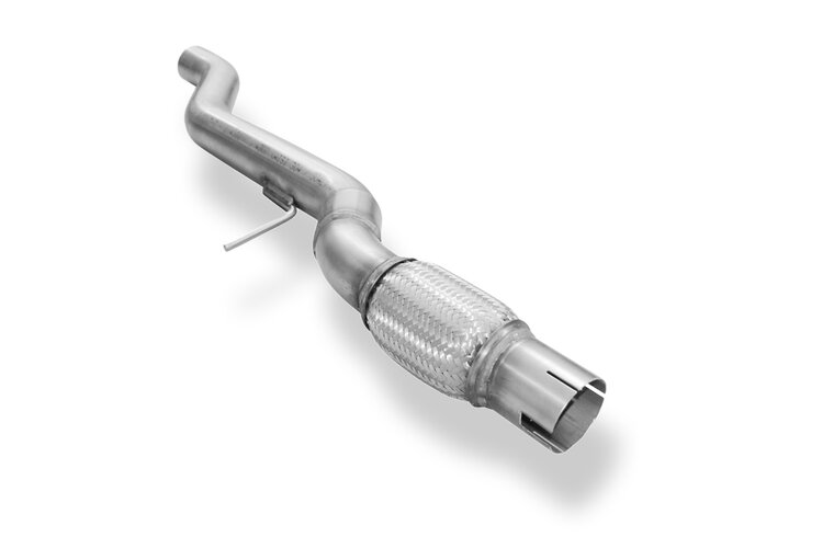 Fox Sportuitlaat Verbindingspijp met flexibel stuk voor Jeep Grand Cherokee WKI/WKII