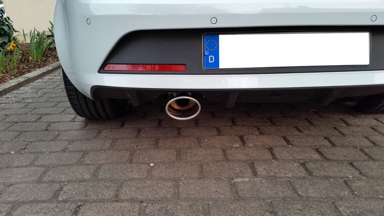 Fox Sportuitlaat Achterdemper Seat Ibiza 6J - 115x85 type 32