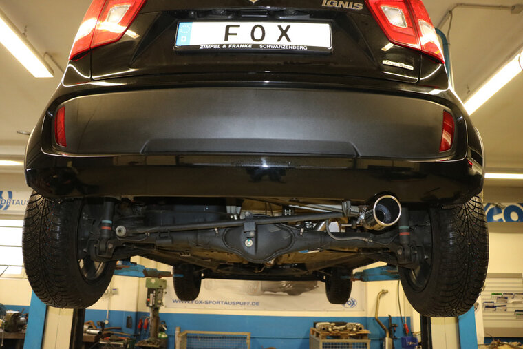 Fox Sportuitlaat Suzuki Ignis III - 4x4 Achterdemper - 1x90 Type 16
