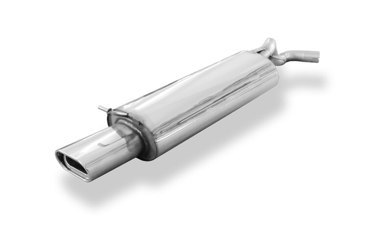 Fox Sportuitlaat Achterdemper voor VW Beetle Type 1C/9C - 135x80 Type 53