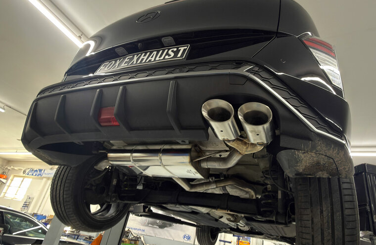 Fox Sportuitlaat Hyundai Kona SX2 - Achterdemper Rechter Uitlaat 2WD - 2x102x73 Type 46