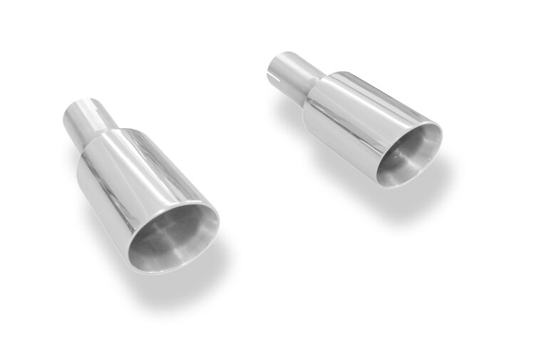 Fox Sportuitlaat Set uitlaatpijpen voor Renault Laguna III Coup&eacute;, geschikt voor de originele achterdemper - 1x90 type 25 rechts/links