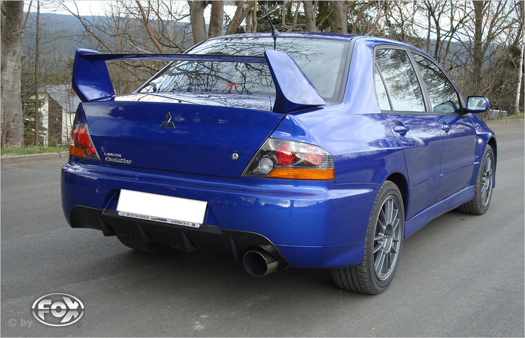 Fox Sportuitlaat Mitsubishi Lancer EVO IX achterdemper - 1x129 Type 14