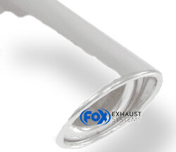 Fox Sportuitlaat Daihatsu Materia uitlaatspruitstuk rechts/links - 115x85 Type 33 rechts/links