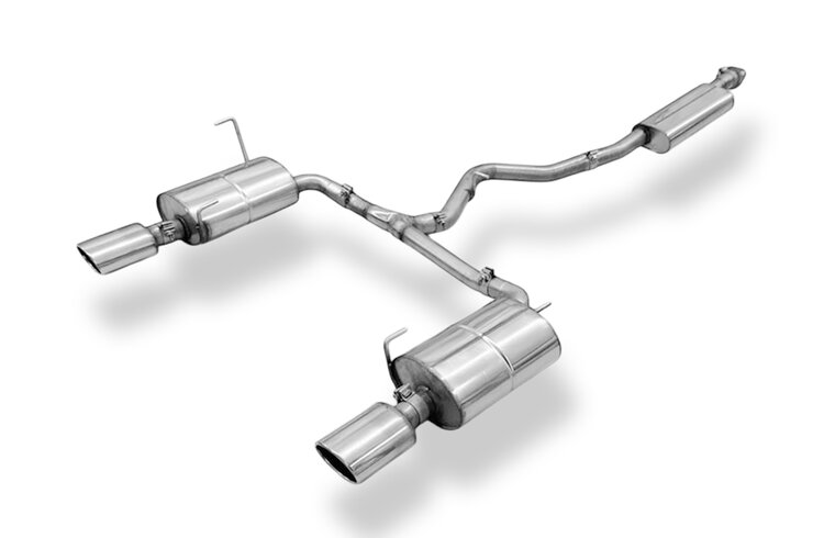 Fox Sportuitlaat Subaru Outback BT achterdemper rechts/links en voordemper - uitlaatpijpen 140x90 type 44 rechts/links