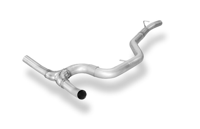 Fox Sportuitlaat Vervangingspijp middendemper voor VW Passat 3C 4-Motion - 3.2l + 3.6l inclusief Y-adapter