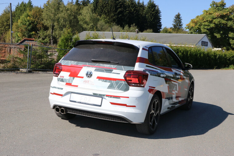 Fox Sportuitlaat VW Polo AW1 GTI achterdemper - 2x90 Type 16