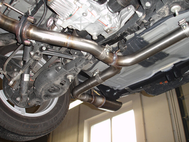 Fox Sportuitlaat Toyota RAV4 III uitlaatsysteem rechts/links, compatibel met originele middendemper - 2x80 type 17 rechts/links