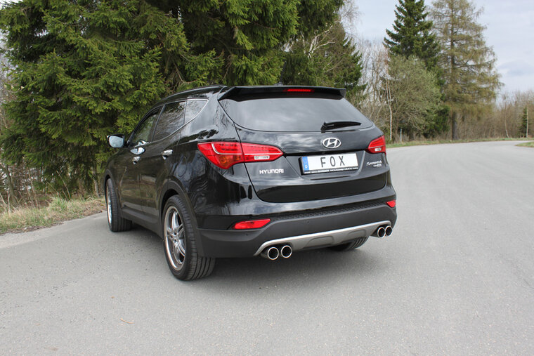 Fox Sportuitlaat Hyundai Santa Fe 4x4 - DM uitlaatsysteem rechts/links - 2x90 Type 12 rechts/links