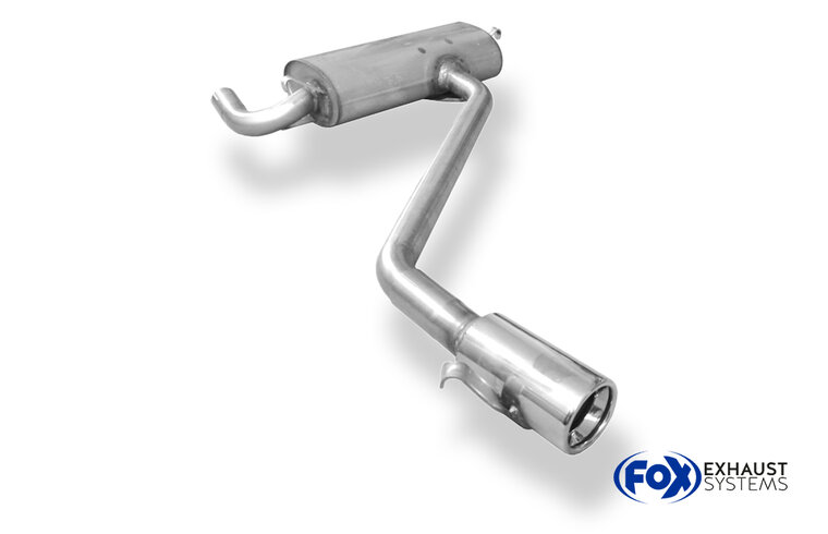 Fox Sportuitlaat Trabant 1.1 Sedan &amp; Stationwagon Achterdemper - 1x80 Type 13