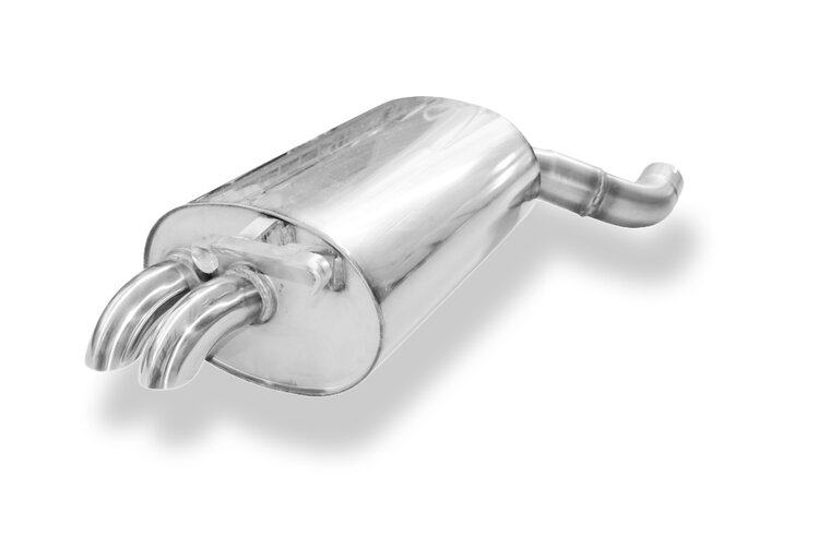 Fox Sportuitlaat Mercedes SL Type R129 Achterdemper &Oslash;70mm - 2x55 Type 26 - Alleen voor modellen met standaard stekkerverbinding! (geen flens!)
