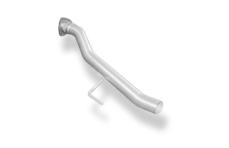 Fox Sportuitlaat Vervangingspijp voor de voordemper van de Mercedes SLK Type 170, geschikt voor het originele systeem.