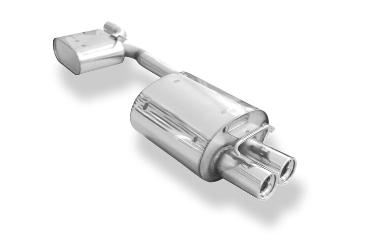 Fox Sportuitlaat Mercedes SLK Type 170 half uitlaatsysteem vanaf katalysator - 2x80 Type 13