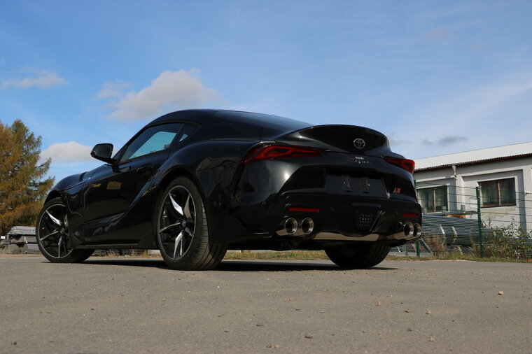 Fox Sportuitlaat Toyota Supra JTSC achterdemper, dwarsuitlaat rechts/links met uitlaatklep - 2x100 type 25 rechts/links