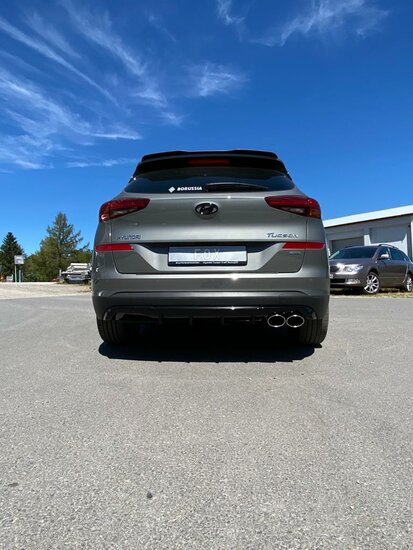 Fox Sportuitlaat Hyundai Tucson TLE Diesel 4x4 met AdBlue-uitlaatdemper, rechter uitlaat - 2x115x85 type 44 rechts