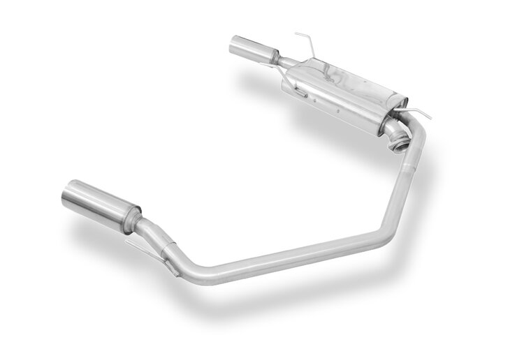 Fox Sportuitlaat Opel Vectra B achterdemper, rechter/linker uitlaat - 1x90 type 13 rechts/links