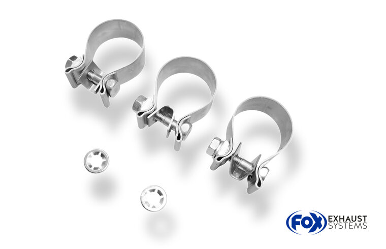 Fox Sportuitlaat VW Lupo 6X achterdemper, centrale uitlaat - 2x80 Type 14