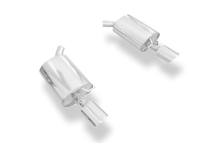 Fox Sportuitlaat Jaguar X-Type achterdemper rechts/links - 115x85 Type 33 rechts/links