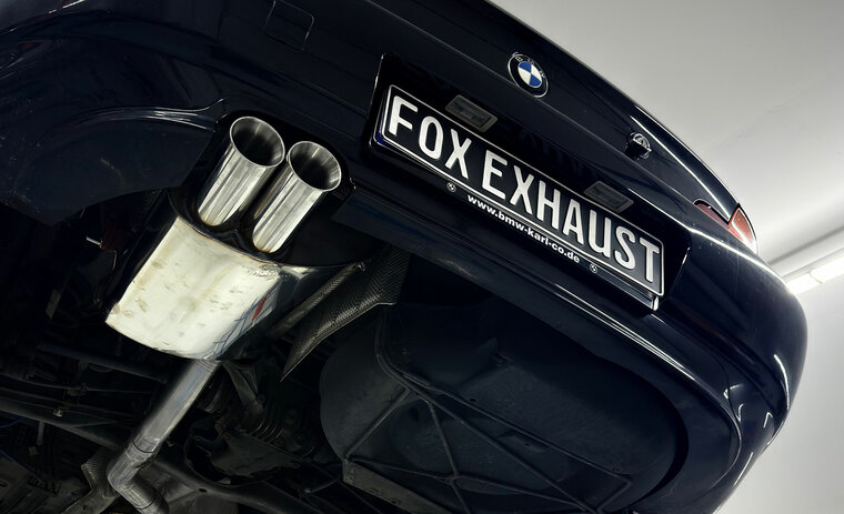 Fox Sportuitlaat FOX Sport uitlaat geschikt voor BMW Z3 Roadster &amp; Coup&eacute; - E36 achterdemper - 2x80 Type 24