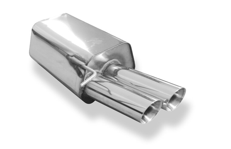 Fox Sportuitlaat FOX sportuitlaat geschikt voor BMW Z4 E89 - sDrive 23i achterdemper - 2x80 type 25