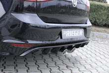 Rieger diffuser glossy black VW golf 7 r-line