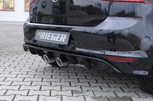 Rieger diffuser glossy black VW golf 7 r-line