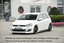 Rieger spoilerlip ABS plastic VW golf 7