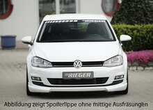 Rieger spoilerlip ABS plastic VW golf 7