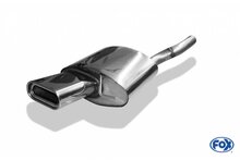 Fox uitlaat VW Passat 3C/ 3C CC einddemper &Oslash; 63.5mm - 160x80 Typ 53