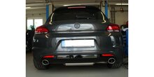 Fox uitlaat VW Scirocco - 13 - R einddemper uitgang rechts/links - 115x85 Typ 32 rechts/links