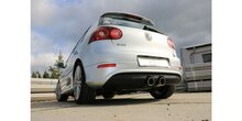 Fox uitlaat VW Golf 5 R32 einddemper uitgang in het midden - 2x100 Typ 16