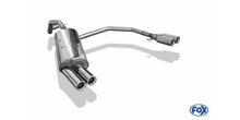 Fox uitlaat VW Beetle Typ 1C/ 9C einddemper uitgang rechts/links - 2x76 Typ 13 rechts/links