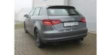 Fox Sportuitlaat Audi A3 1.5 TFSi, 1.8 TFSi RVS einddemper