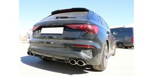 Audi A3 - GY Sportback einddemper uitgang rechts/links - 2x115x85 32 rechts/links passend voor S3 bumper