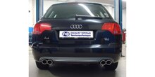 Audi A4 B7 - 1.8l T uitlaatpaar naar vanschwei&Atilde;&Yuml;en - 2x88x74  32 rechts/links