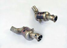 Supersprint Downpipe right + Metallic catalytic converter 200CPSI ALFA ROMEO GIULIA QUADRIFOGLIO &quot;Racing Edition&quot; 2.9i V6 Bi-Turbo (520 Hp) 2020 (with valve)