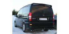 Mercedes Vito/ Viano - W639 (niet Compact) einddemper dwars uitgang rechts/links  - 2x115x85 Typ 32 rechts/links