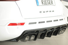 Rieger Tuning diffuser Seat Ateca Cupra voor voertuigen zonder trekhaak