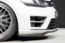Rieger Tuning splitter voorbumper VW Golf 7 voor originele voorbumper