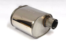 Demper RVS ovaal 170/240mm, lengte 250mm, &Oslash; 76mm (3 inch)