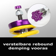 KW V2 Comfort Schroefset Seat Toledo 5P (2004-) 50mm klemdiameter 2WD 1101-1170kg vooras last