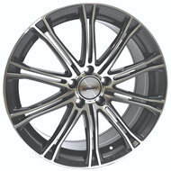 Team Dynamics GTC Gloss Graphite (front polished) 8 x 19-inch